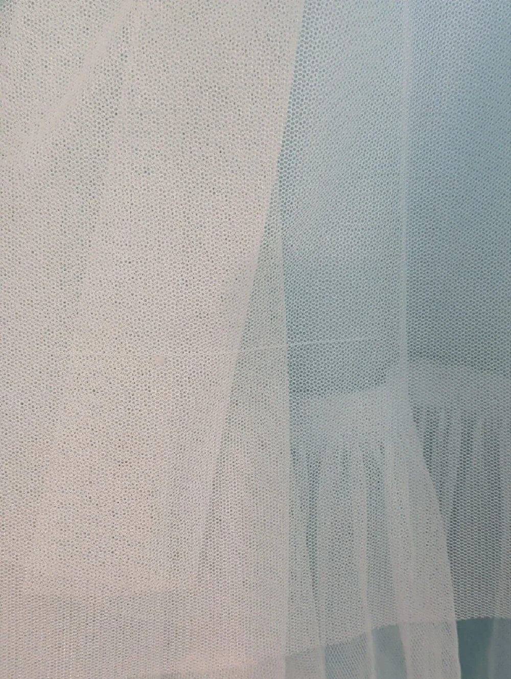 Jona Michelle Pastel Rosette Bodice Light Blue Tulle Dress